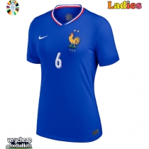 France Eduardo Camavinga #6 Replica Home Shirt Ladies Euro 2024 Short Sleeve